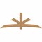 Ekena Millwork Davenport Timber Gable Bracket, Western Red Cedar, 84"W x 31"H x 5 1/2"D x 5 1/2"F, 9/12 Pitch GBW084X31X0606DAV00SWR - alternate 1